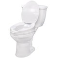 Wmu WMU Raised Toilet Seat with Lock and Lid 478492